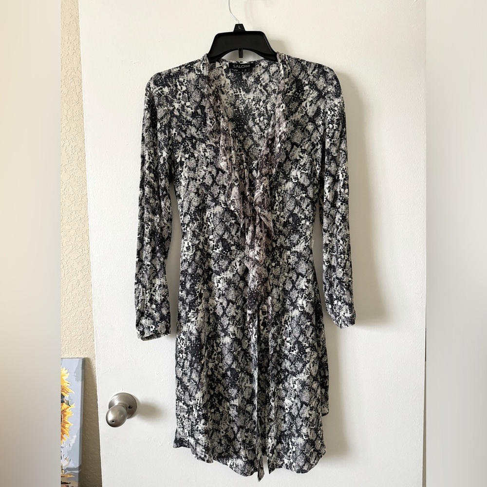 100% Silk Saloni Women’s Dress, 6🦋